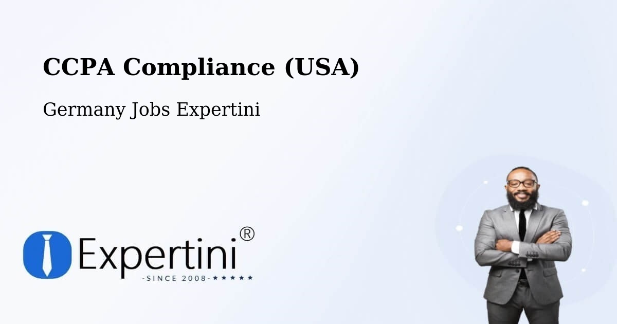 CCPA Privacy Rights & Compliance Notice – Podelzig - Germany Jobs Expertini
