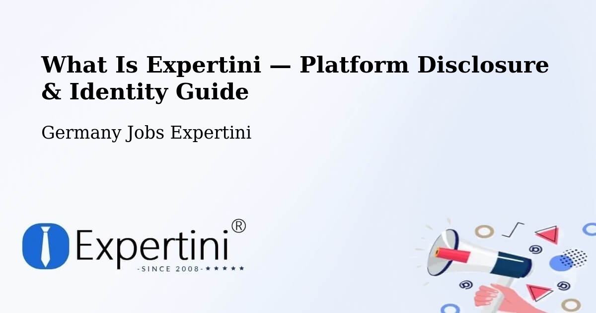 What Is Expertini — Platform Disclosure & Identity Guide – Podelzig